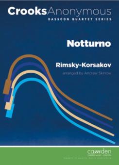Rimski-Korsakow, Nicolai Andrejewitsch: Notturno (Nocturne) for bassoon quartet  , score and parts 