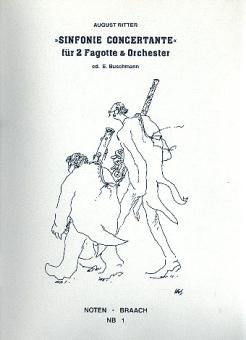 Ritter, August Gottfried: Sinfonie concertante für 2 Fagotte und Orchester für 2 Fagotte und Klavier, (Klavierauszug mit Stimmen) 