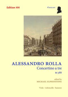 Rolla, Alessandro: Concertino a tre BI388 for viola, violoncello and bassoon, score and parts 