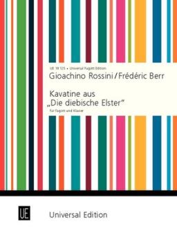 Rossini, Gioacchino: Kavatine aus Die diebische Elster für Fagott und Klavier 