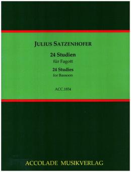 Satzenhofer, Julius: 24 Studien in allen Tonarten für Fagott 