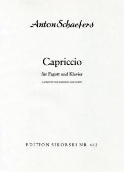 Schäfers, Anton: Capriccio für Fagott und Klavier  