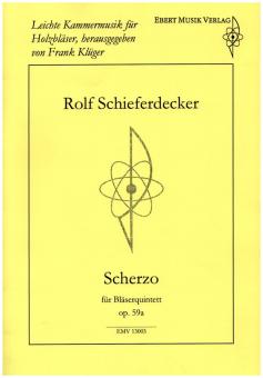 Schieferdecker, Rolf: Scherzo op.59a für Bläserquintett (Flöte, Oboe, Klarinette, Fagott, Horn), Partitur und Stimmen 