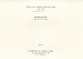 Schlemm, Gustav Adolf: Burleske für Klarinette in Es, Fagott und Klavier, Stimmen 