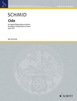 Schmid, Heinrich Kaspar: Ode op. 34,3 für Fagott (Violonocello) und Klavier 