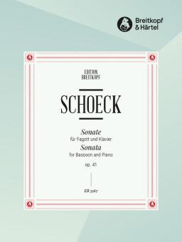 Schoeck, Othmar: Sonate op.41 für Bassklarinette und Klavier für Fagott und Klavier 