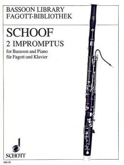 Schoof Manfred: 2 Impromptus für Fagott und Klavier 