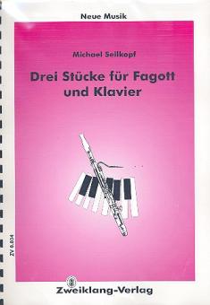 Seilkopf, Michael: 3 Stücke für Fagott und Klavier  