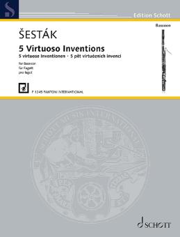 Sestak, Zdenek: 5 virtuose Inventionen für Fagott 