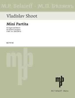 Shoot, Vladislav: Mini Partita für Fagott und Klavier 