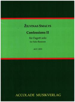 Smalys, Zilvinas: Confessions II für Fagott 