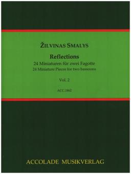 Smalys, Zilvinas: Reflections - 12 Miniaturen Band 2 (Nr.13-24) für 2 Fagotte, 2 Spielpartituren 