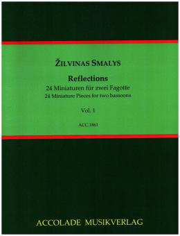 Smalys, Zilvinas: Reflections - 12 Miniaturen Band 1 (Nr.1-12) für 2 Fagotte, 2 Spielpartituren 