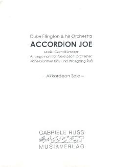 Smelser, Cornell: Accordion Joe für Akkordeon solo und Akkordeonorchester, Stimmenstaz 