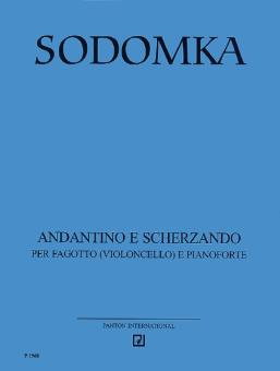 Sodomka, Karel: Andantino e Scherzando für Fagott (Violoncello) und Klavier 