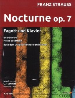 Strauss, Franz: Nocturne Nr.7 für Fagott und Klavier 