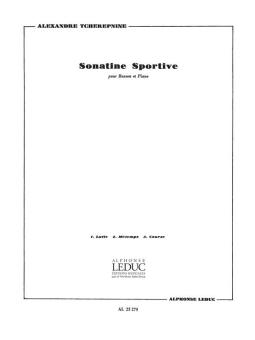 Tcherepnin, Alexander: Sonatine sportive pour basson et piano 