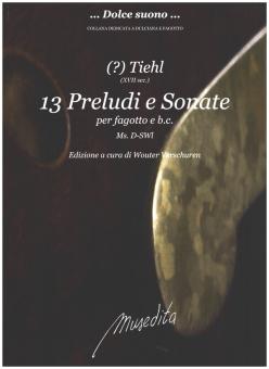 Tiehl (?): 13 Preludi e Sonate per fagotto e bc 