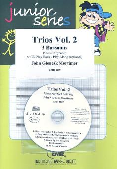 Trios vol.2 (+CD) for 3 bassoons (piano/keyboard ad lib), score and parts 