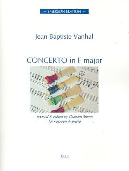 Vanhal, Johann Baptist (Krtitel): Concerto in F Major for bassoon and orchestra for bassoon and piano 