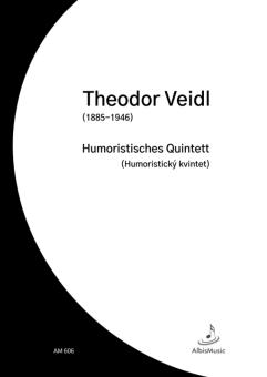 Veidl, Theodor: Humoristisches Quintett für Flöte, Oboe, Klarinette, Fagott und Horn, Partitur 