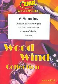 Vivaldi, Antonio: 6 Sonatas for bassoon and piano (organ)  