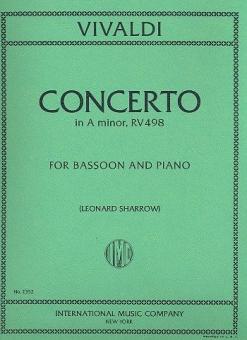 Vivaldi, Antonio: Concerto a minor no.2 for bassoon and piano 