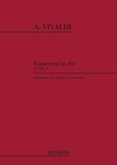 Vivaldi, Antonio: Concerto in do F.VIII:9 per fagotto, archi e bc per fagotto e pianoforte 