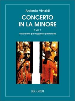 Vivaldi, Antonio: Concerto la minore F.VIII:7 per fagotto, archi e cembalo, per fagotto e piano 