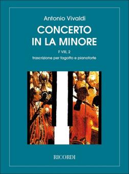 Vivaldi, Antonio: Konzert a-Moll RV498 für Fagott und Streichorchester, für Fagott und Klavier 