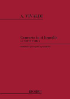 Vivaldi, Antonio: Konzert B-Dur RV501 für Fagott und Streichorchester, für Fagott und Klavier 
