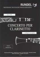 Vlak, Kees (Cornelius) (Llano): Allegro con spirito aus dem Concerto für Klarinette und Blasorchester, Partitur und Stimmen 