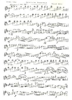 Wölki, Konrad: Romantisches Konzertstück für Zupforchester (weitere Instrumente ad lib), Oboe 
