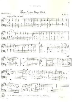 Wölki, Konrad: Romantisches Konzertstück für Zupforchester (weitere Instrumente ad lib), Harmonium 