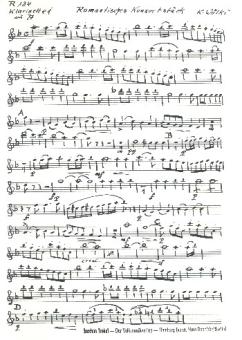 Wölki, Konrad: Romantisches Konzertstück für Zupforchester (weitere Instrumente ad lib), Klarinette 1 