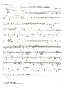 Wölki, Konrad: Sinfonie e-Moll in einem Satz op.12 für Zupforchester (weitere Instrumente ad lib), Trompete 