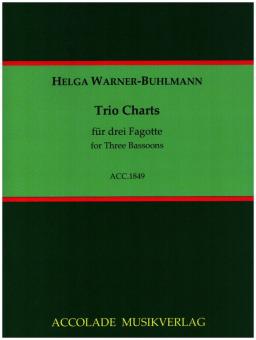 Warner-Buhlmann, Helga: Trio Charts für 3 Fagotte, Partitur und Stimmen 
