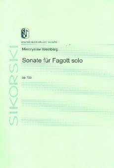 Weinberg, Mieczyslaw: Sonate op.133 für Fagott 