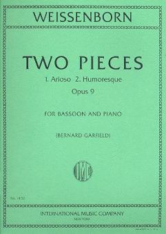 Weissenborn, Julius: 2 Pieces op.9 for bassoon and piano 