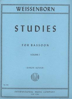 Weissenborn, Julius: Studies vol.1 for bassoon 
