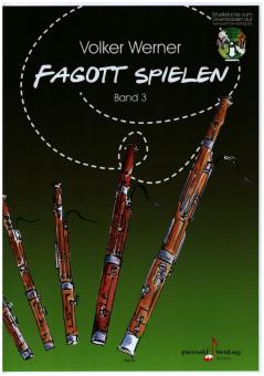 Werner, Volker: Fagott spielen Band 3 (+Download) für Fagott 