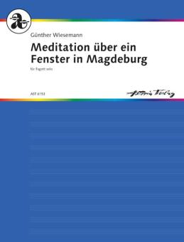 Wiesemann, Günther: Meditation über ein Fenster in Magdeburg W82 für Fagott 
